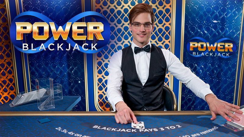 Power Blackjack no casino ao Vivo